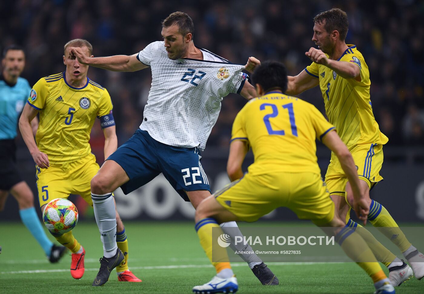 Футбол. Отборочный матч ЧЕ-2020. Казахстан - Россия