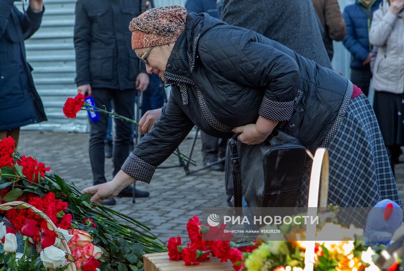 Годовщина трагедии в ТЦ "Зимняя вишня"