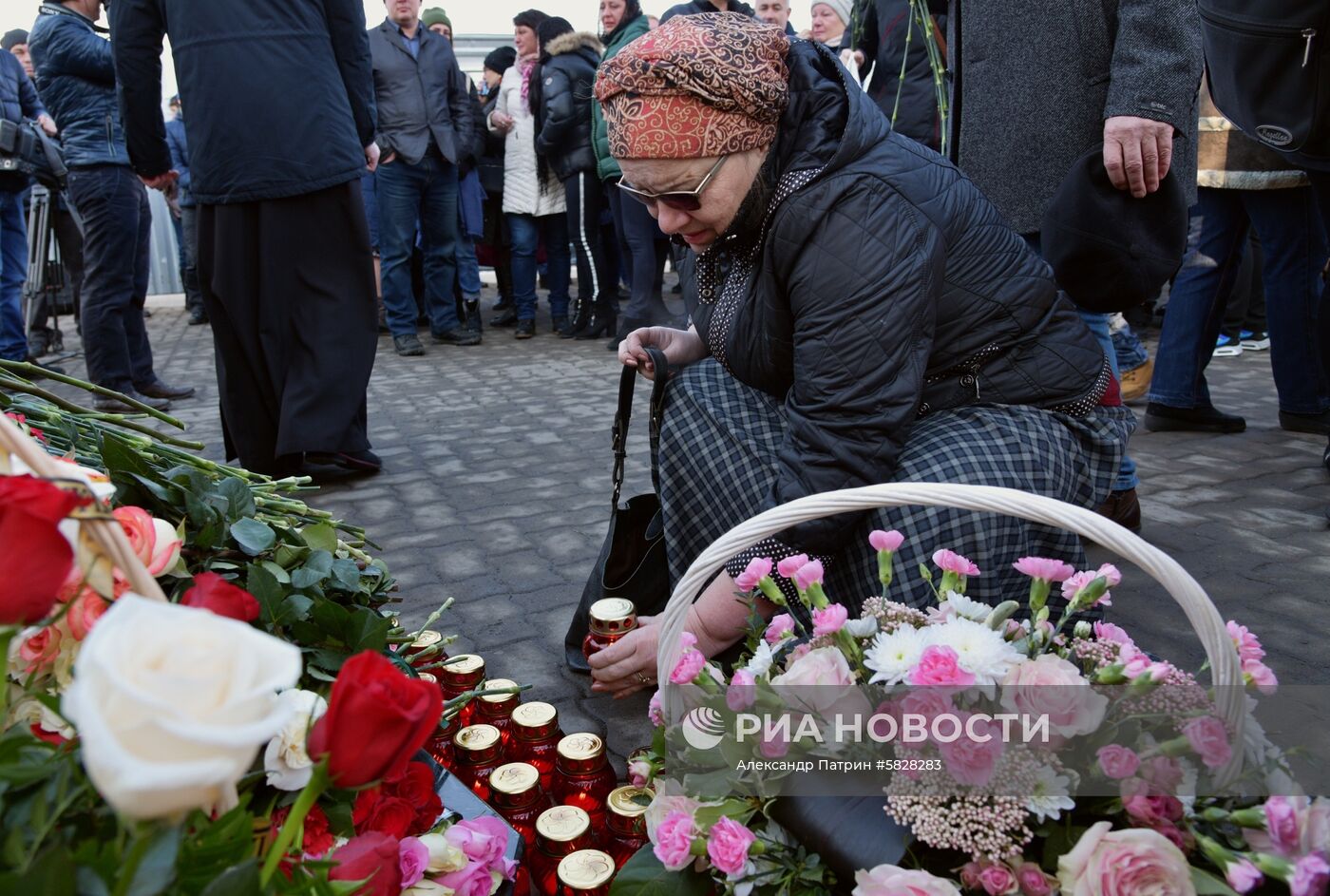 Годовщина трагедии в ТЦ "Зимняя вишня"