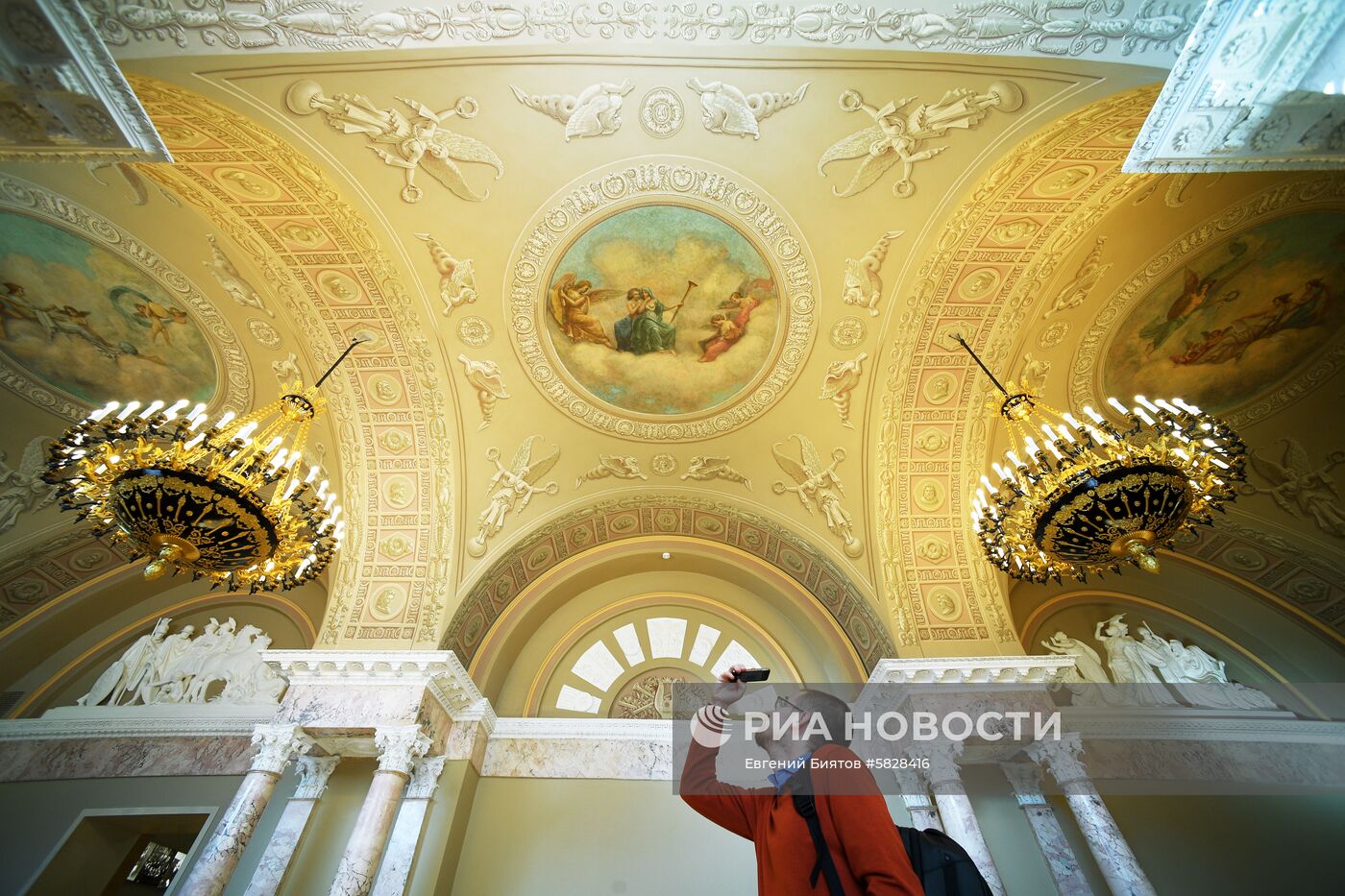 Залы Московского Английского клуба после реставрации