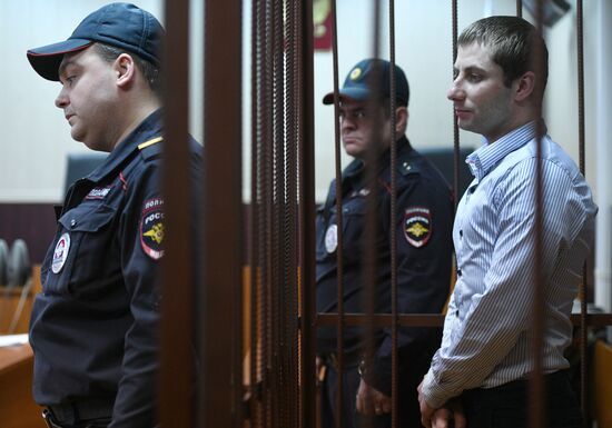 Рассмотрение ходатайства о продлении срока ареста Д. Чуприкова