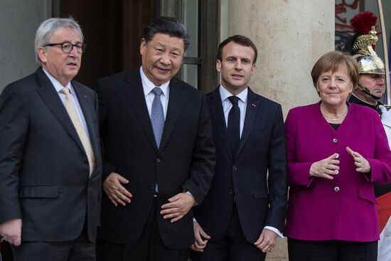 Встреча лидеров стран ЕС и Китая в Париже