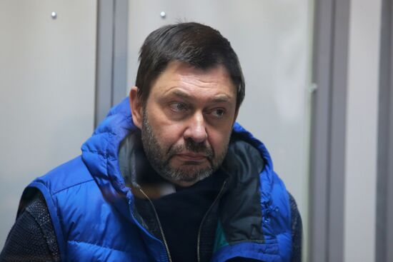 Заседание суда по делу журналиста К. Вышинского 