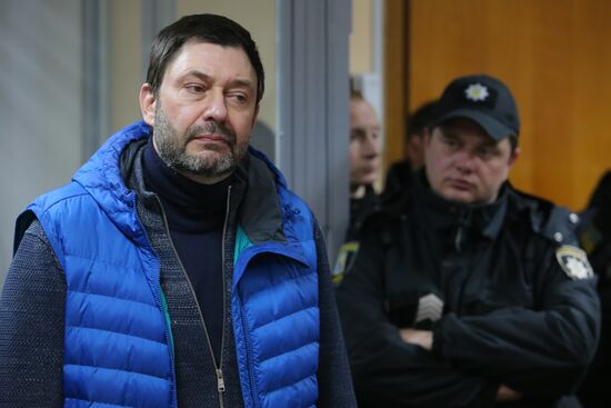 Заседание суда по делу журналиста К. Вышинского 