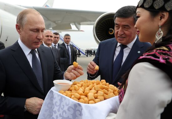 Государственный визит президента РФ В. Путина в Киргизию
