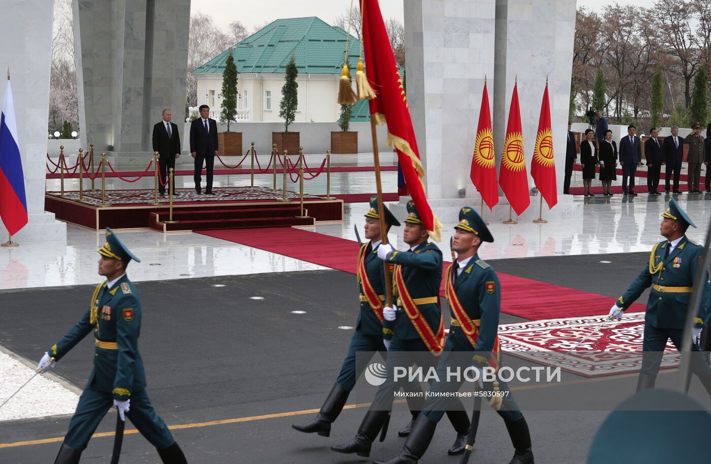 Государственный визит президента РФ В. Путина в Киргизию