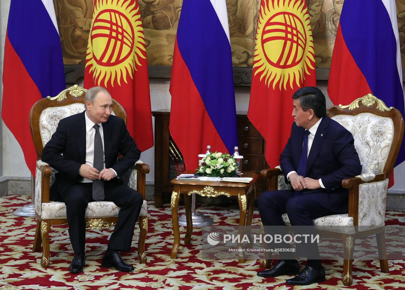 Государственный визит президента РФ В. Путина в Киргизию