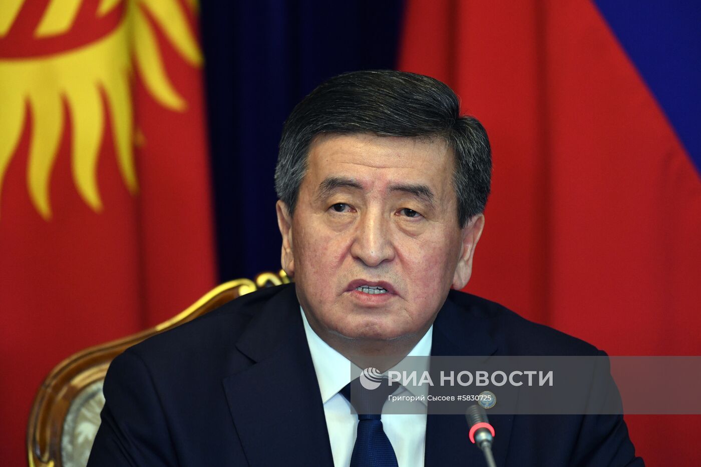 Государственный визит президента РФ В. Путина в Киргизию