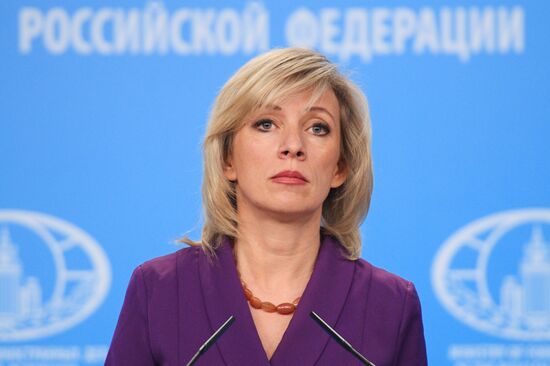 Брифинг официального представителя МИД России М. Захаровой