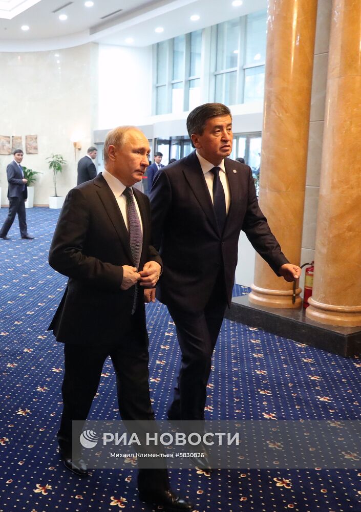 Государственный визит президента РФ В. Путина в Киргизию
