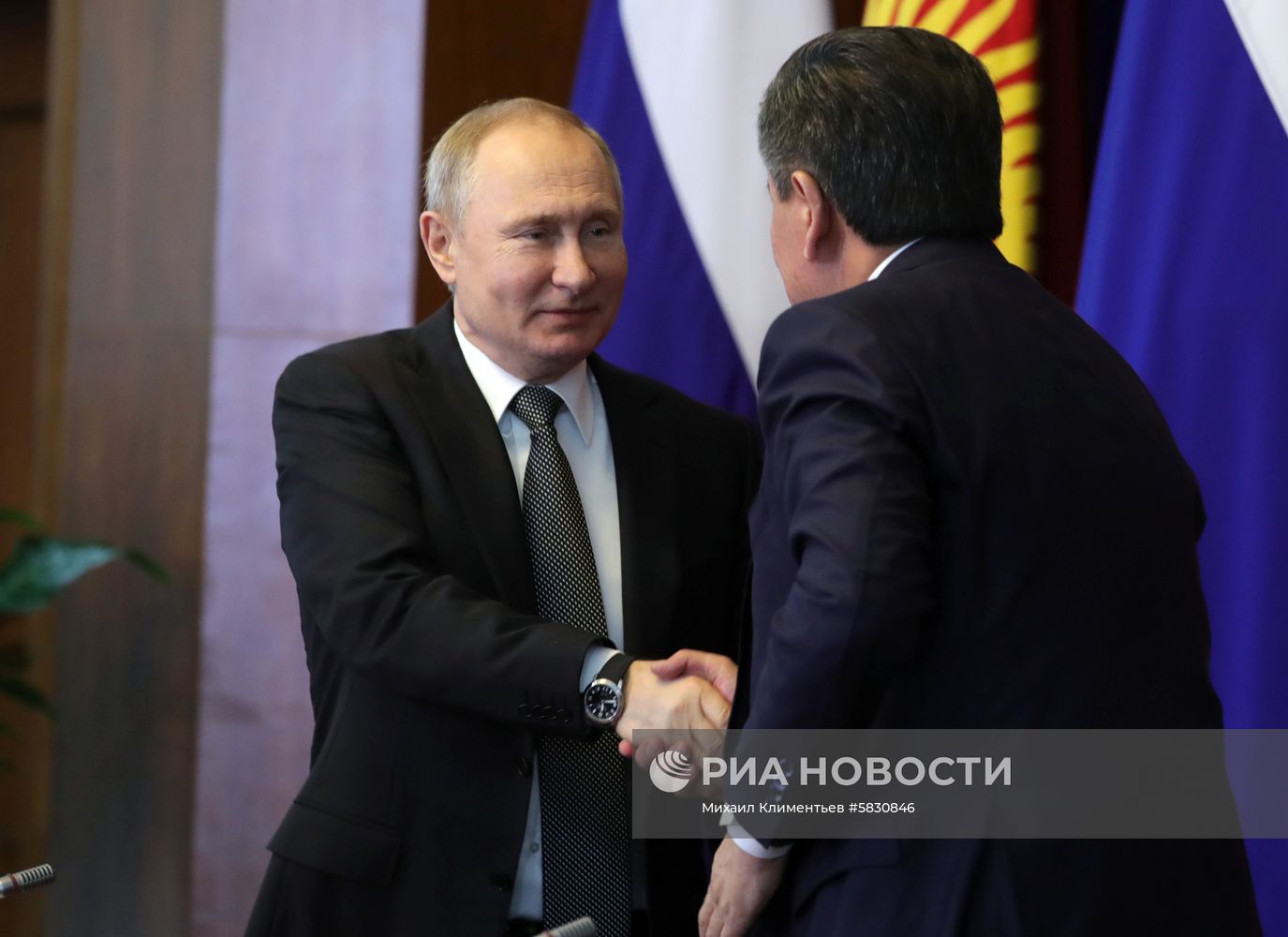 Государственный визит президента РФ В. Путина в Киргизию