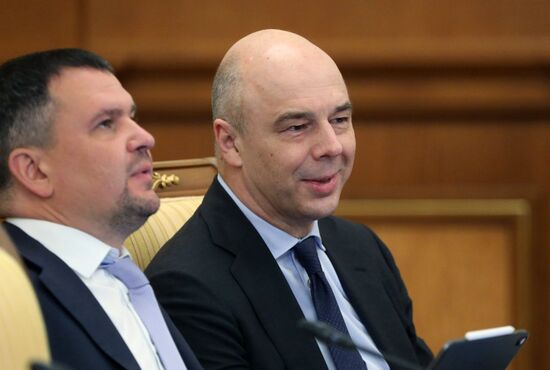 Премьер-министр РФ Д. Медведев провел заседание правительства РФ