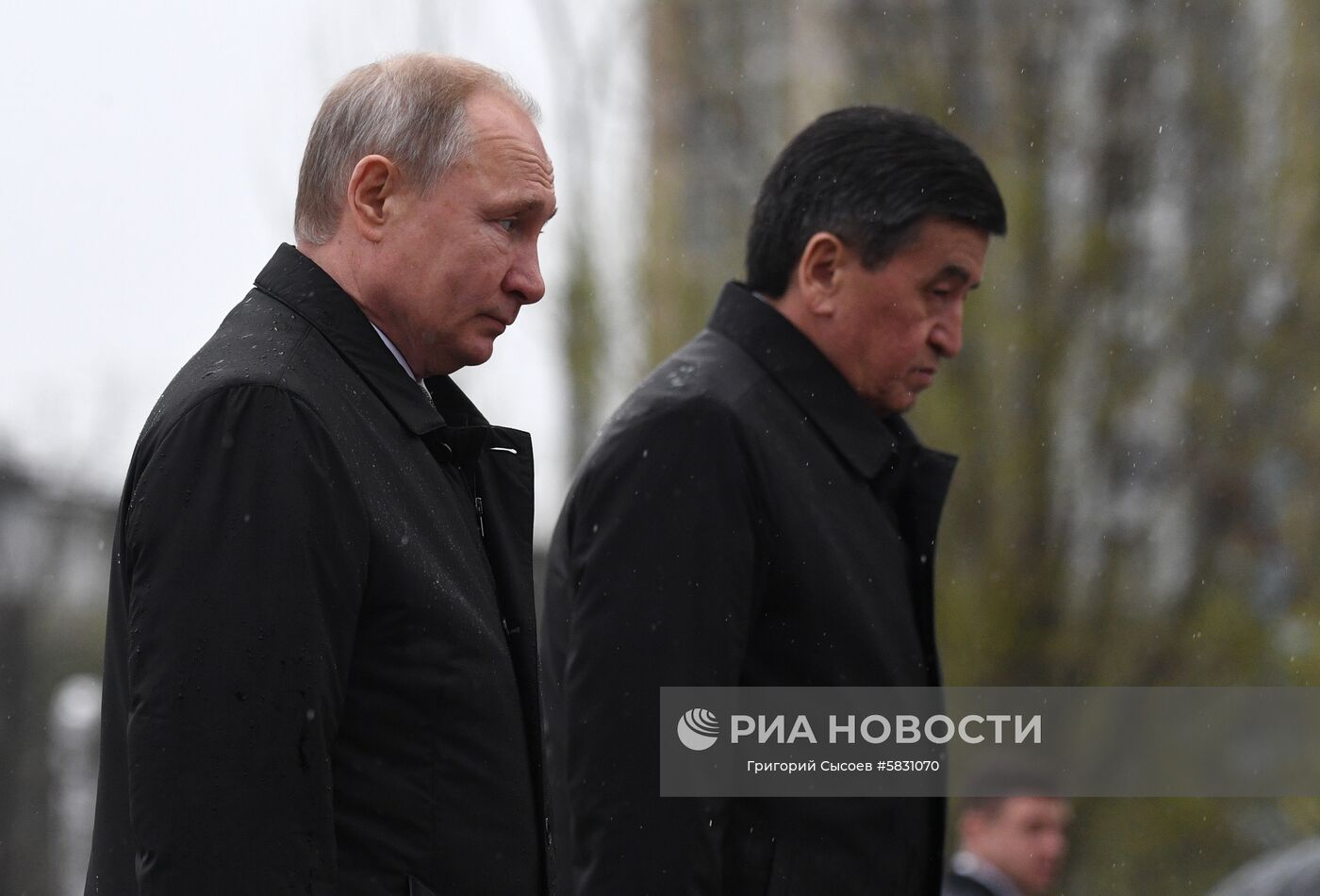 Государственный визит президента РФ В. Путина в Киргизию