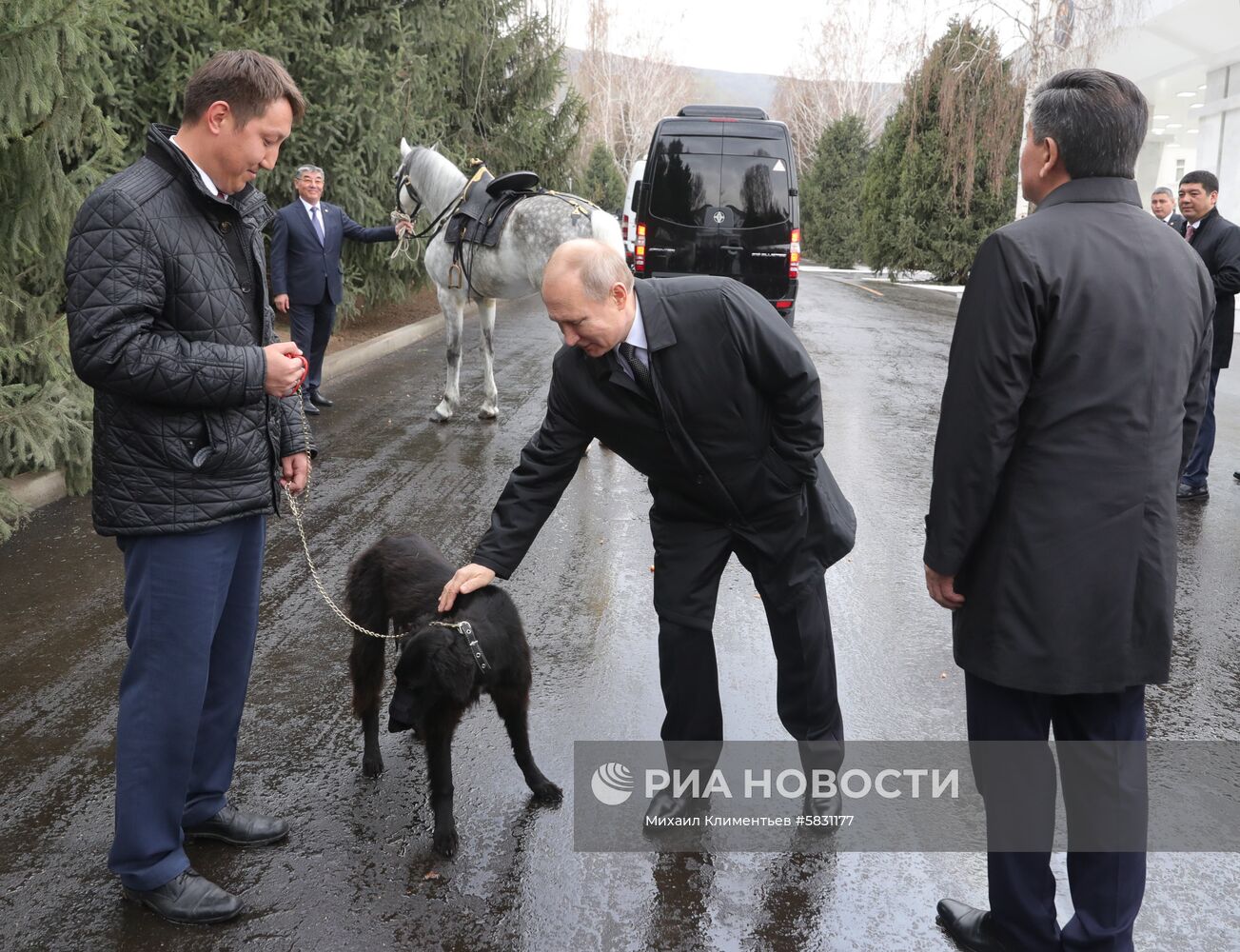 Государственный визит президента РФ В. Путина в Киргизию