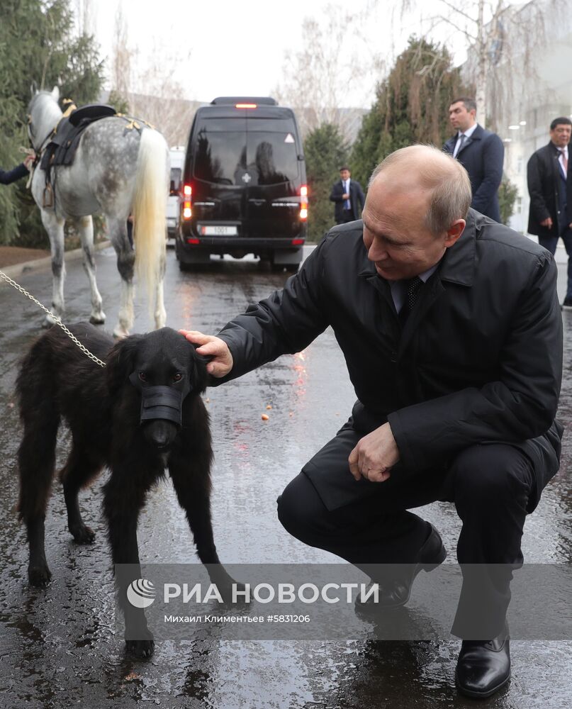 Государственный визит президента РФ В. Путина в Киргизию