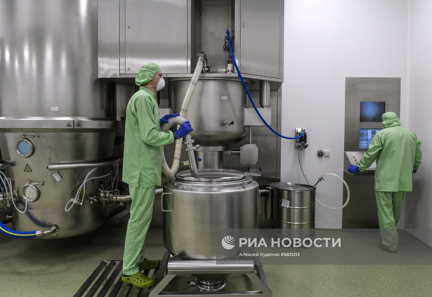 Производство лекарств на фармацевтическом предприятии «Оболенское"