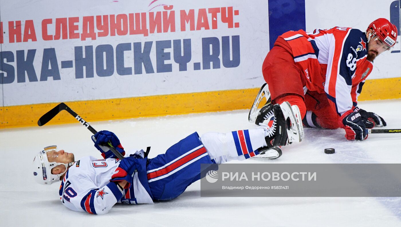 Хоккей. КХЛ. Матч ЦСКА - СКА