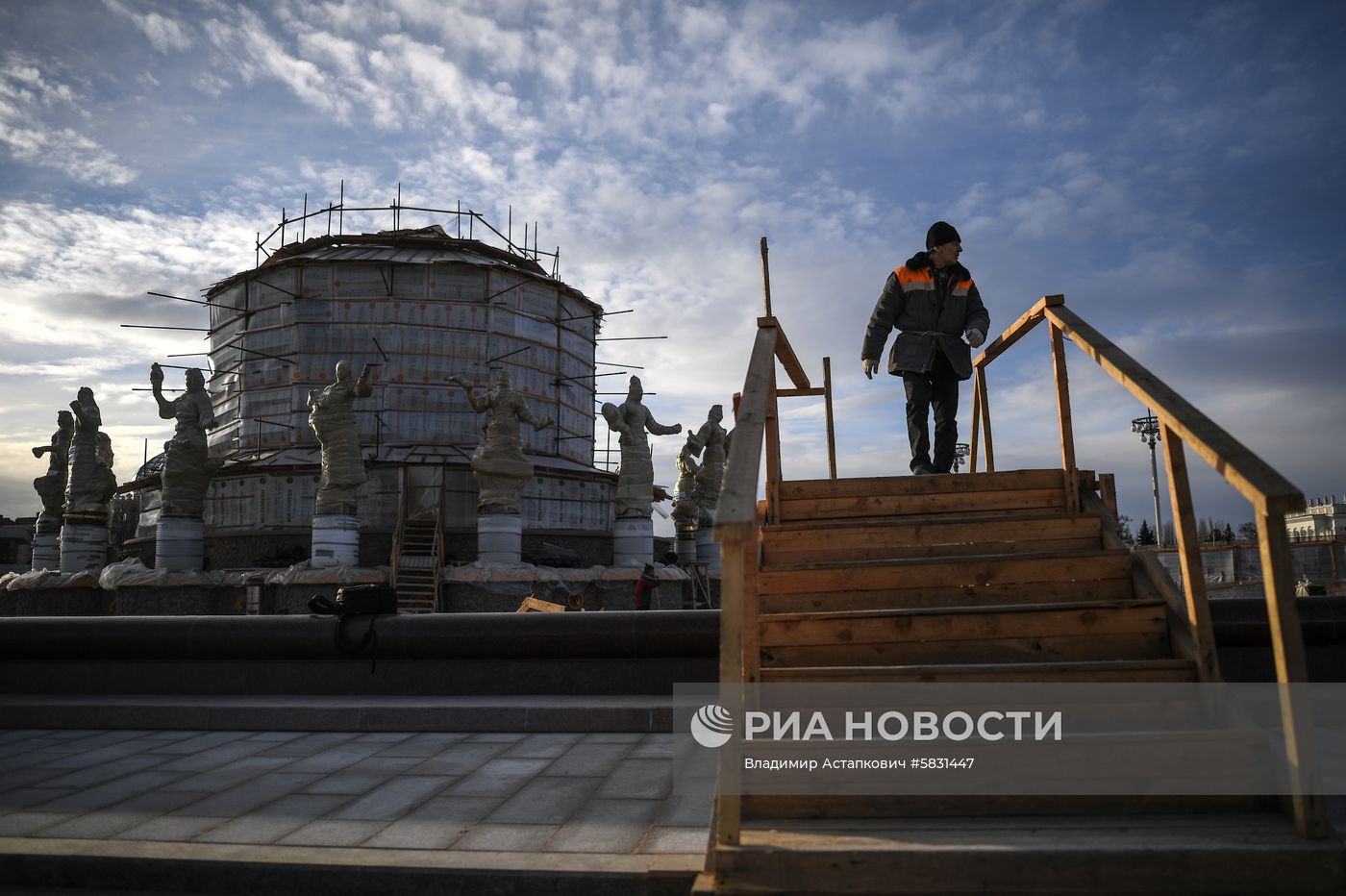 Реконструкция фонтана «Дружба народов» на ВДНХ