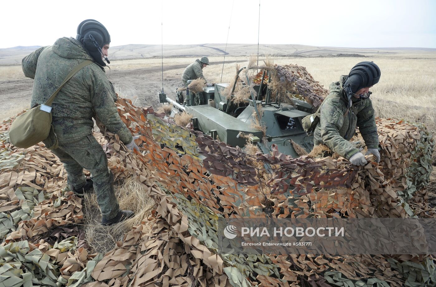 Учения ВВО в Забайкальском крае