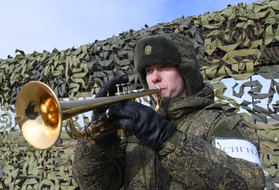 Учения ВВО в Забайкальском крае