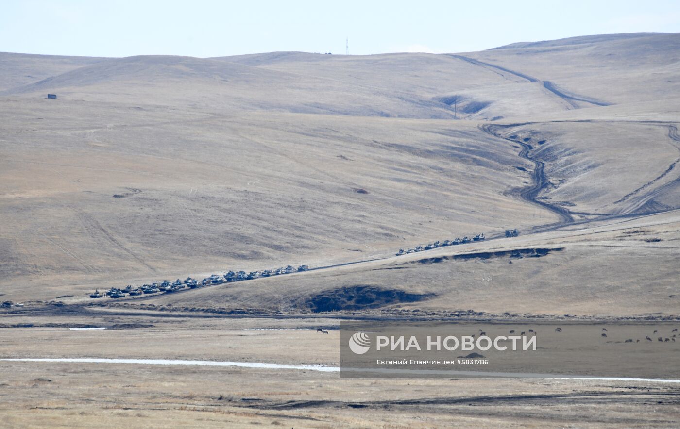 Учения ВВО в Забайкальском крае