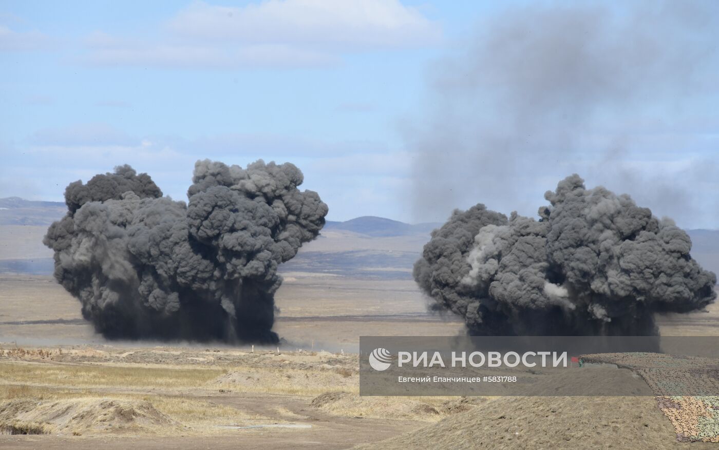 Учения ВВО в Забайкальском крае