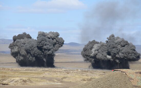 Учения ВВО в Забайкальском крае