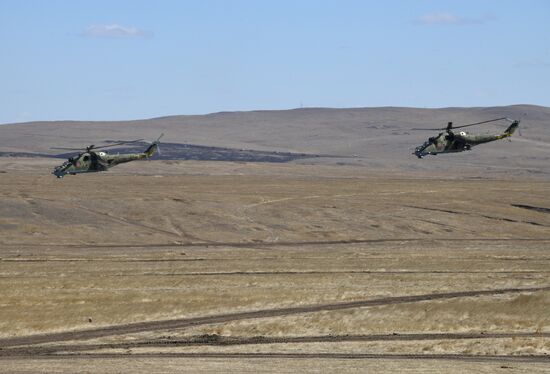 Учения ВВО в Забайкальском крае