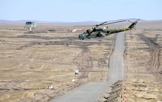 Учения ВВО в Забайкальском крае