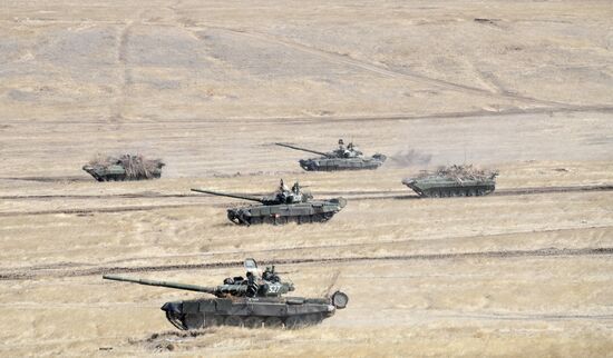 Учения ВВО в Забайкальском крае