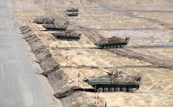 Учения ВВО в Забайкальском крае