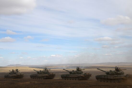 Учения ВВО в Забайкальском крае