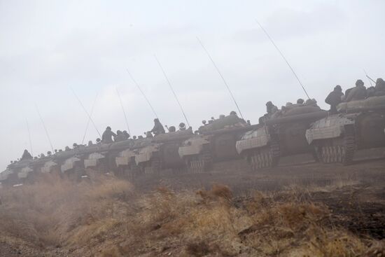 Учения ВВО в Забайкальском крае