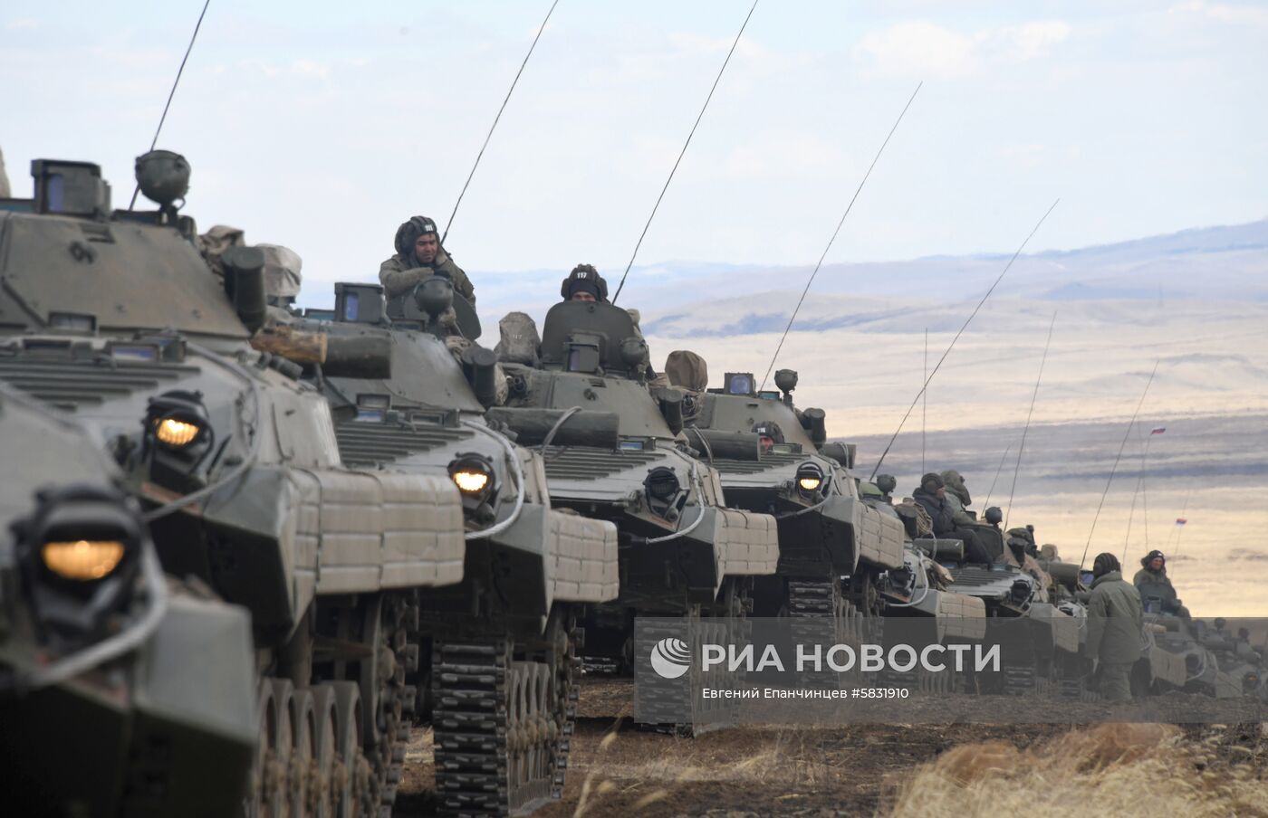 Учения ВВО в Забайкальском крае