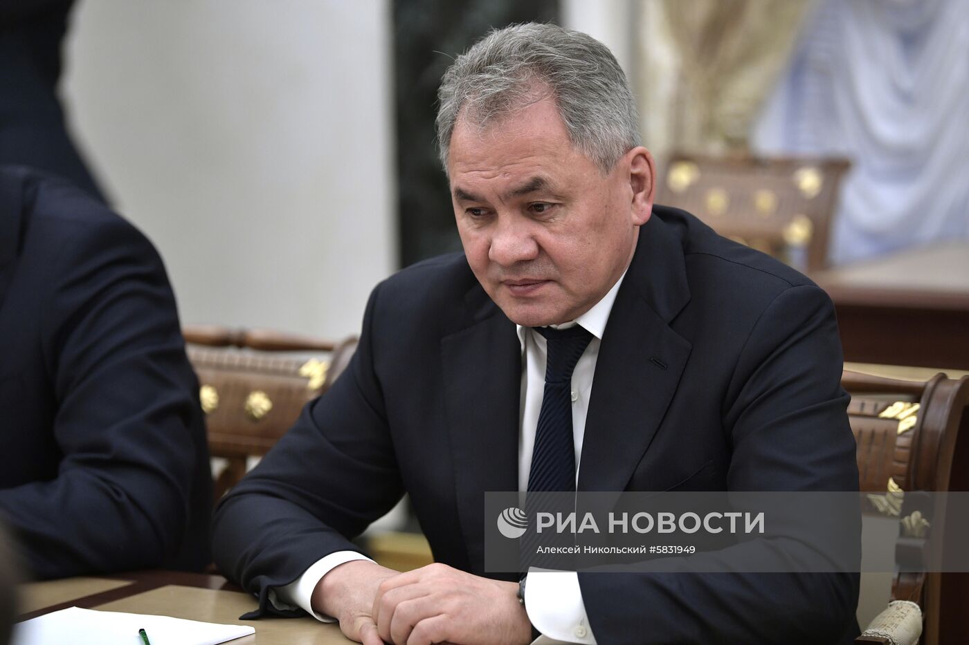 Президент РФ В. Путин провел заседание Совбеза РФ