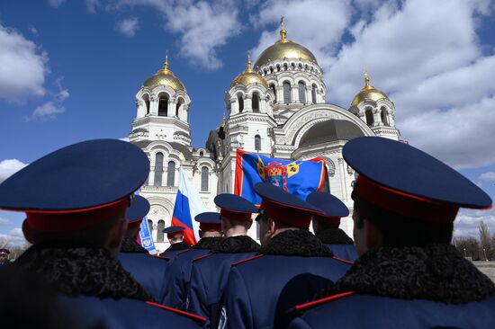 Призыв на военную службу в мотострелковую казачью бригаду ЮВО