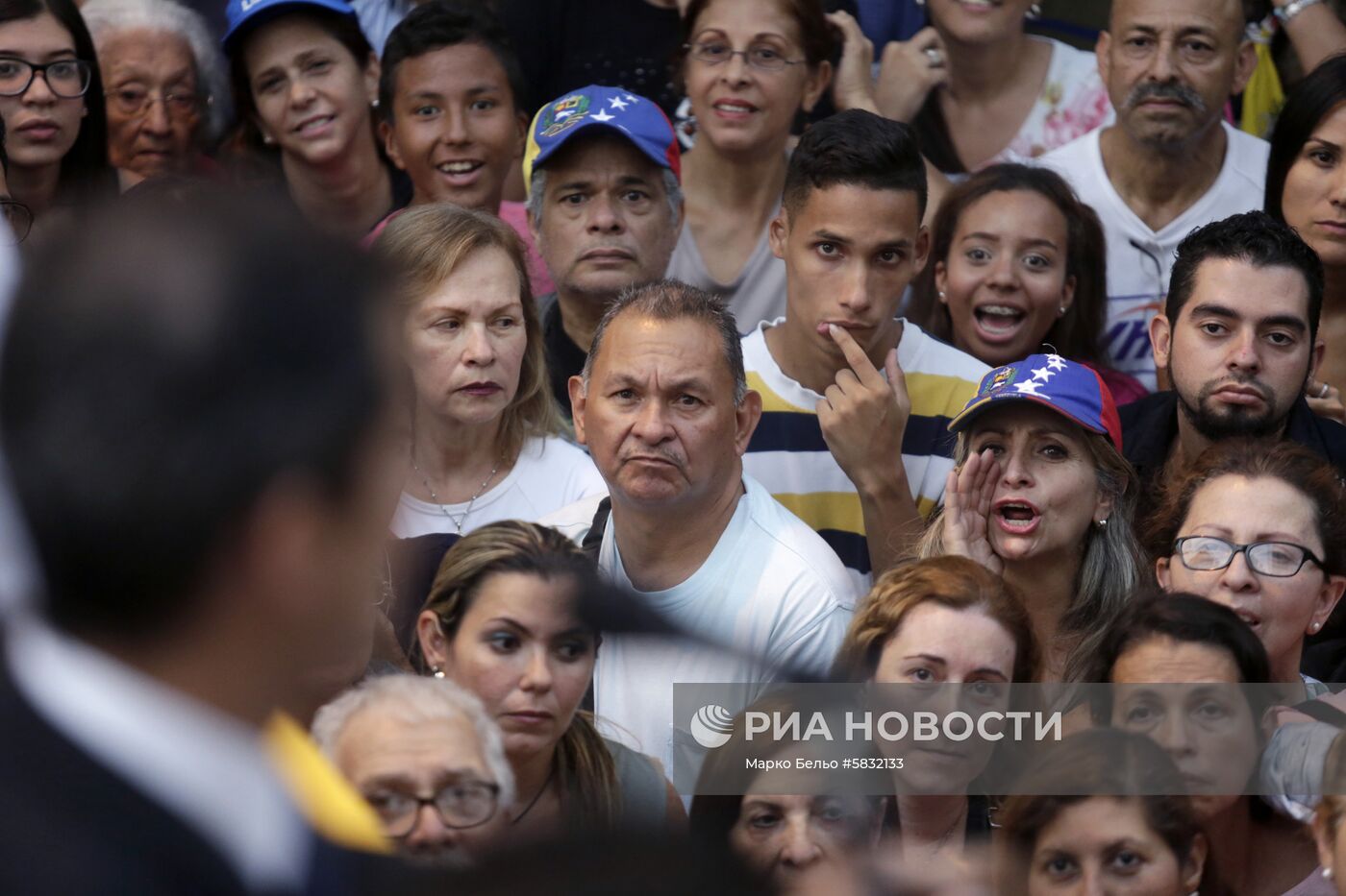 Встреча Х. Гуаидо с жителями Каракаса