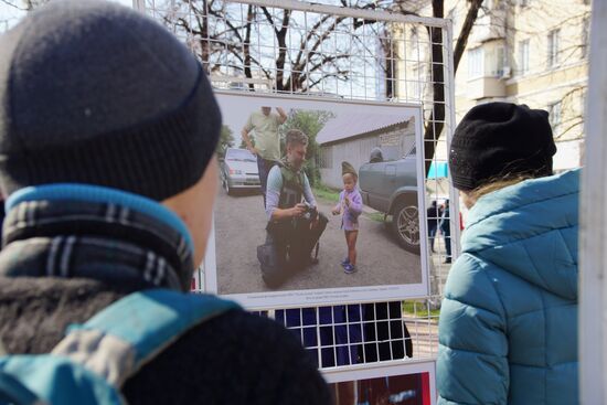 Выставка свидетельств военной агрессии ВСУ открылась в Луганске
