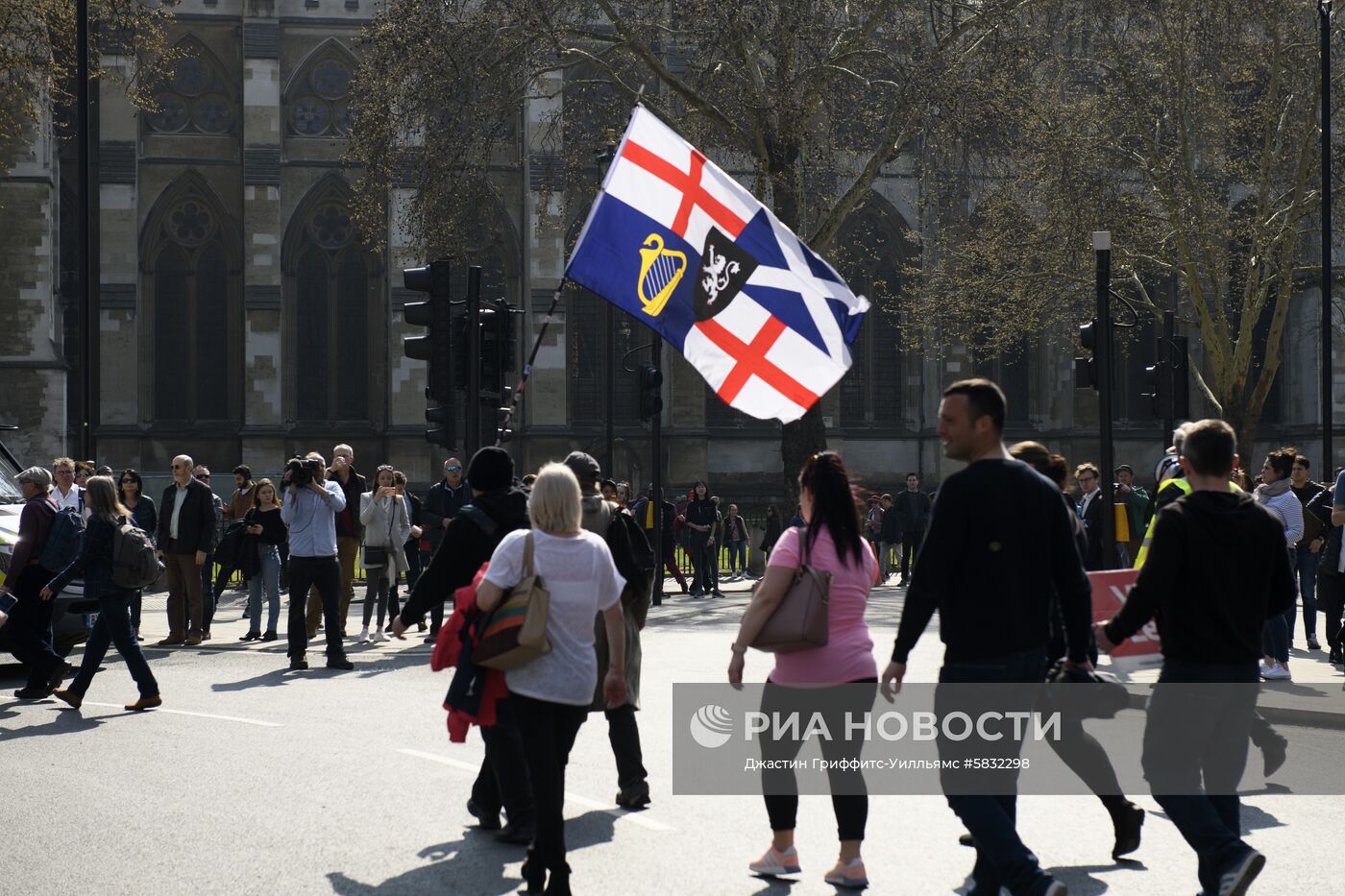 Акция сторонников Brexit в Лондоне