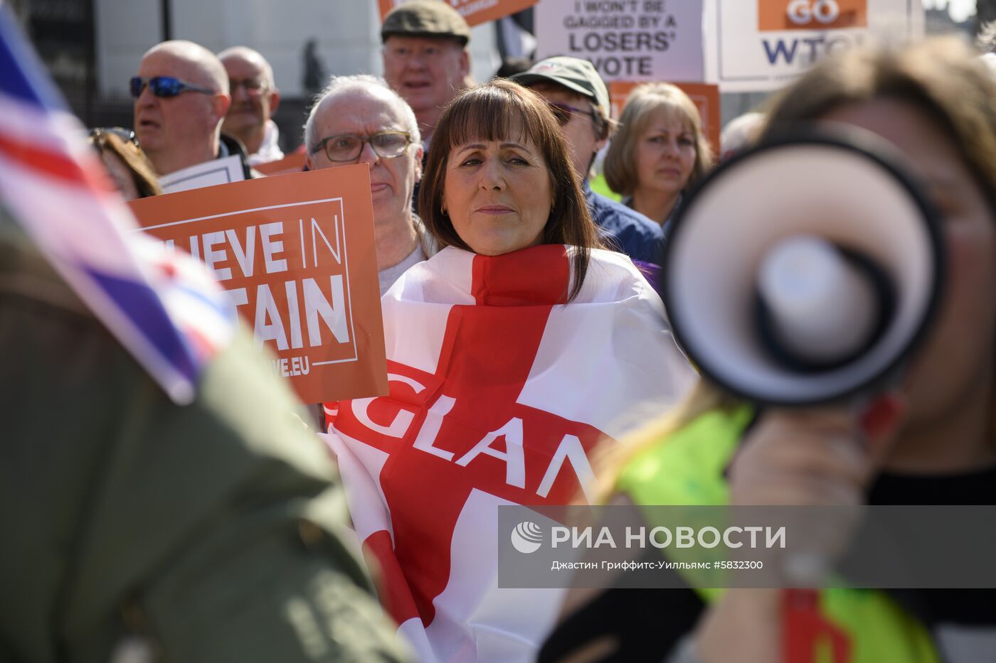 Акция сторонников Brexit в Лондоне