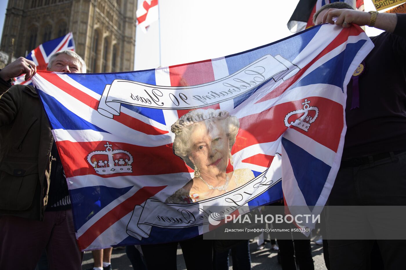 Акция сторонников Brexit в Лондоне