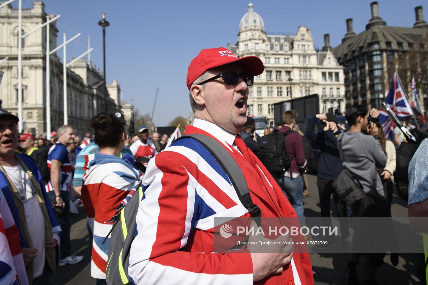 Акция сторонников Brexit в Лондоне