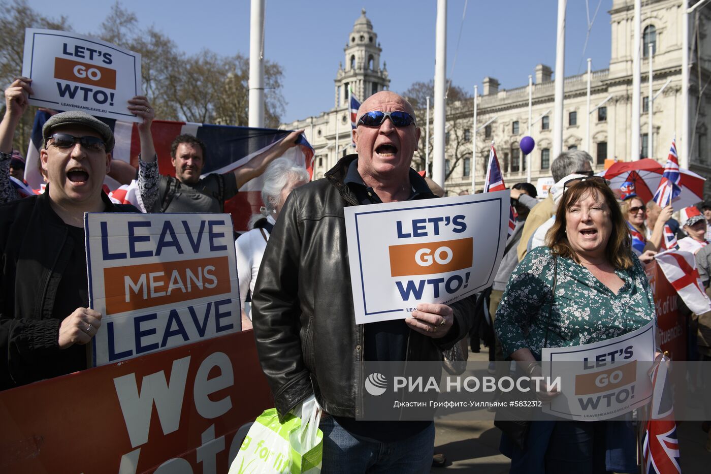 Акция сторонников Brexit в Лондоне