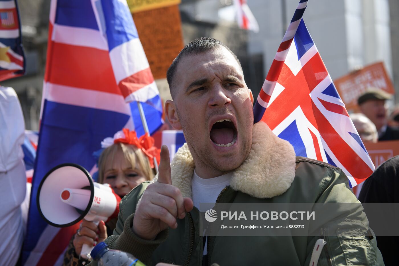 Акция сторонников Brexit в Лондоне