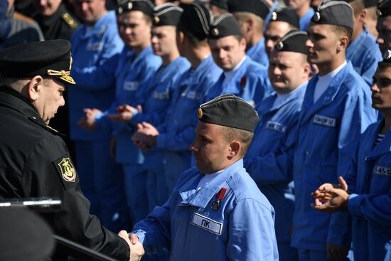 Подлодка «Великий Новгород» впервые прибыла на базу ЧФ в Севастополе