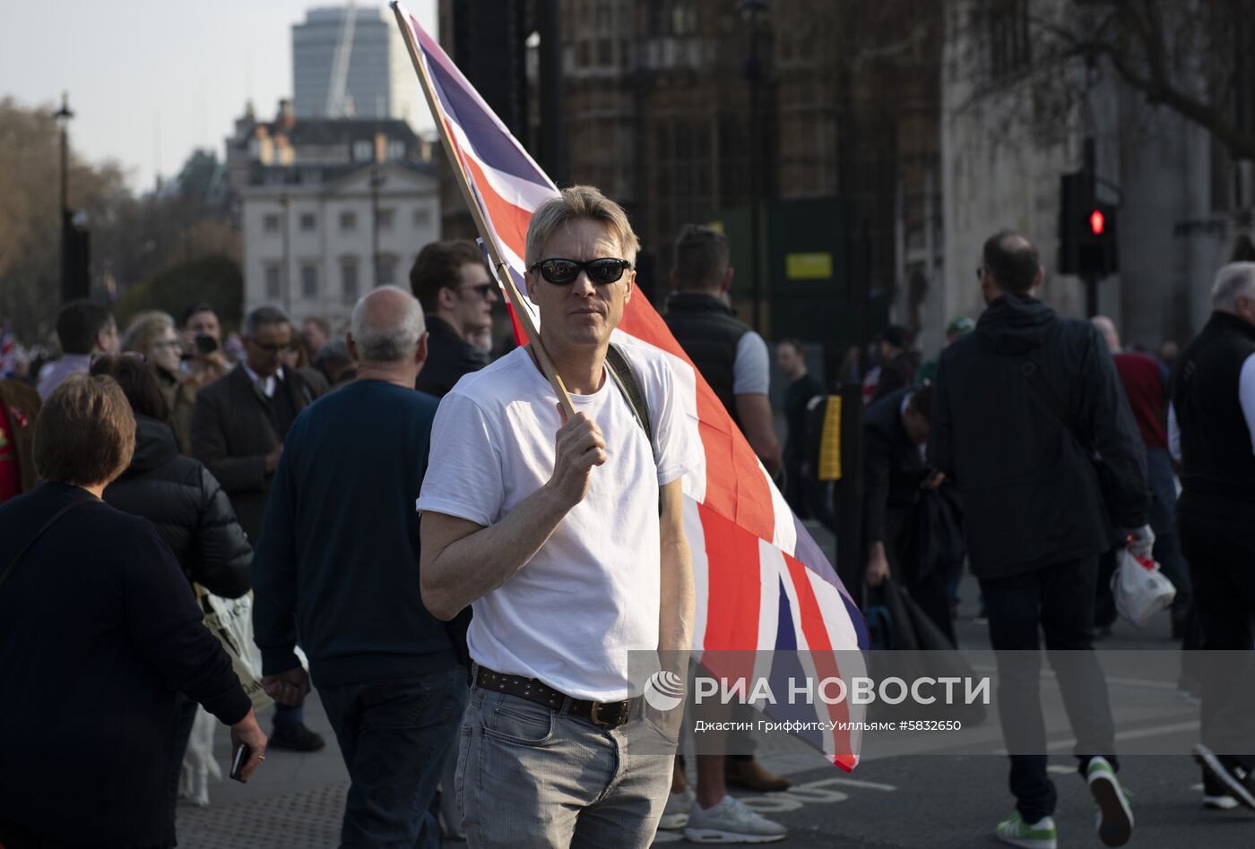 Акция сторонников Brexit в Лондоне