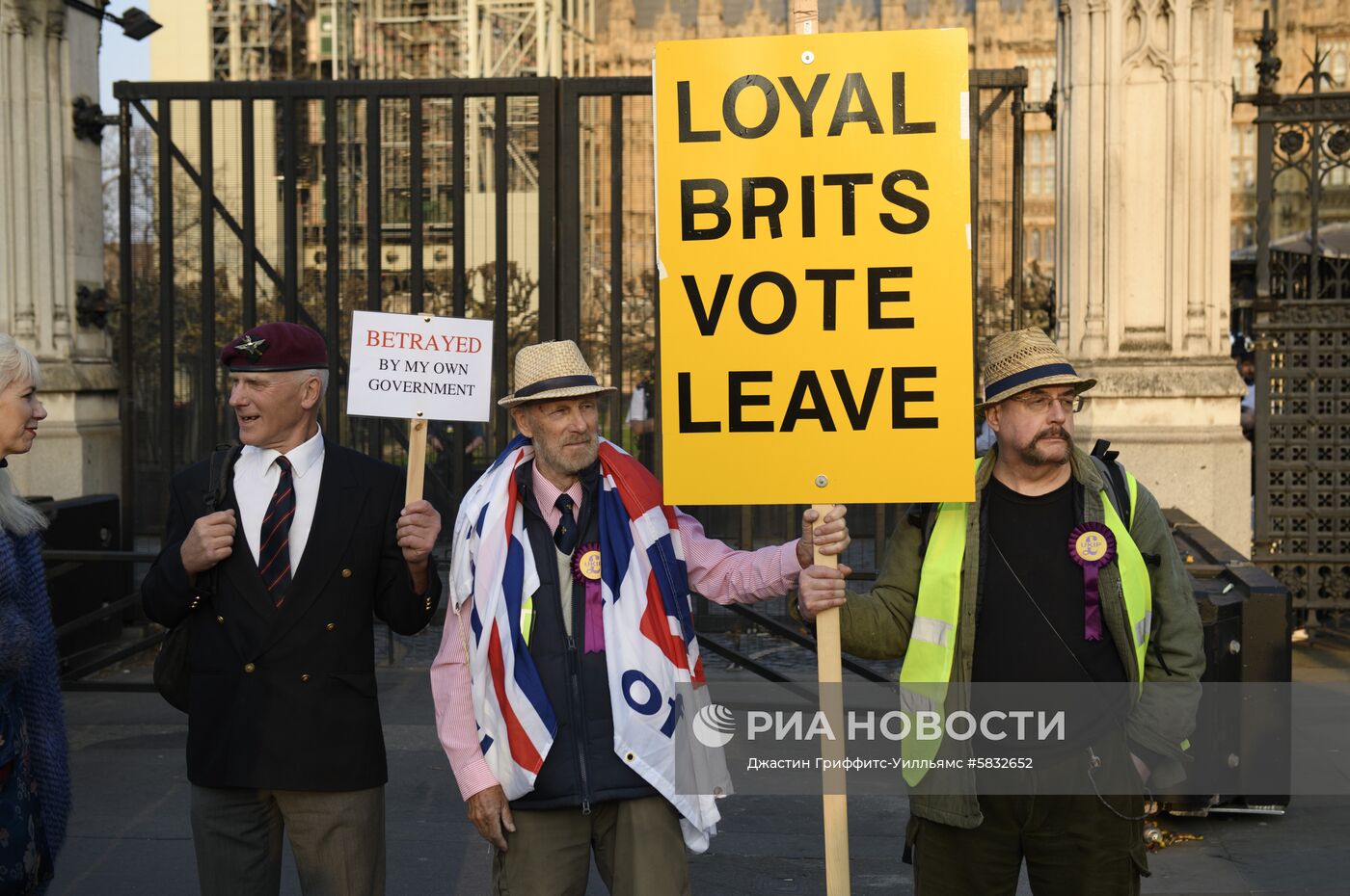 Акция сторонников Brexit в Лондоне