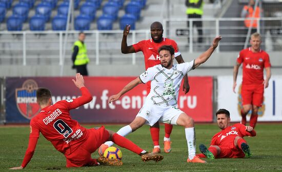 Футбол. РПЛ. Матч "Енисей" - "Рубин"