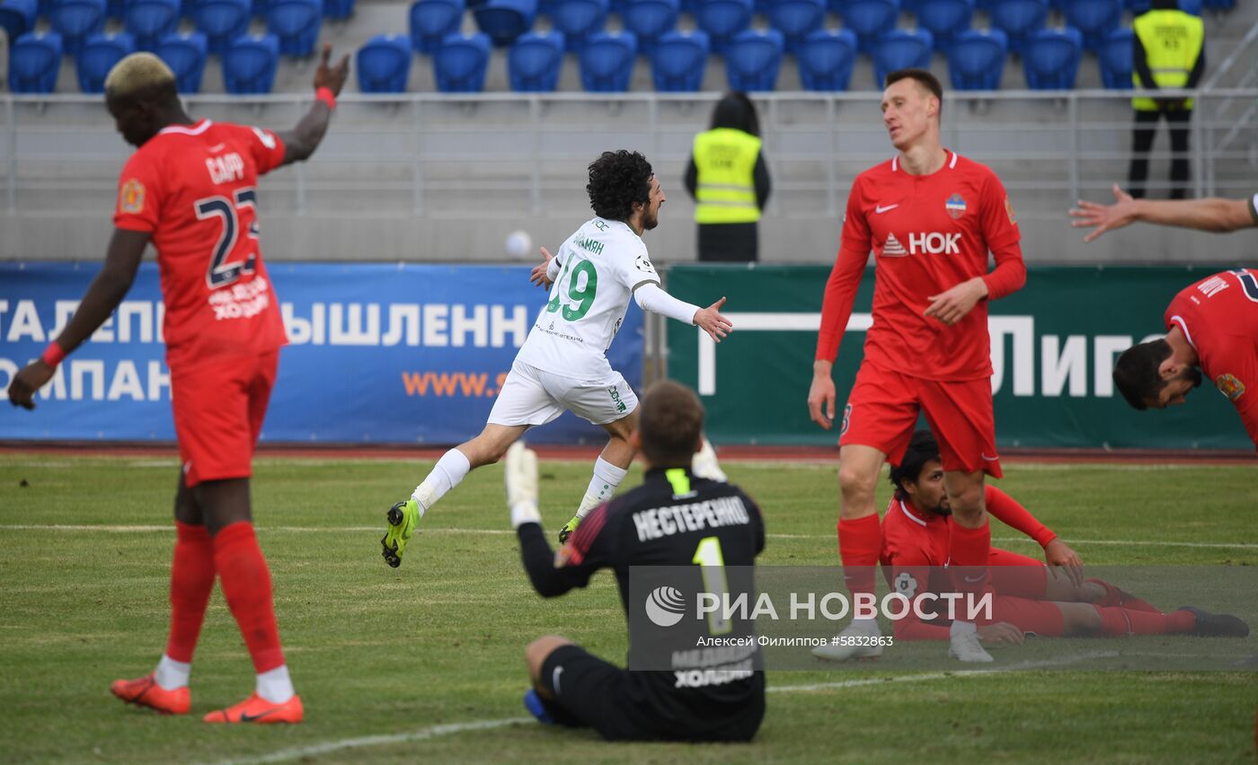 Футбол. РПЛ. Матч "Енисей" - "Рубин"