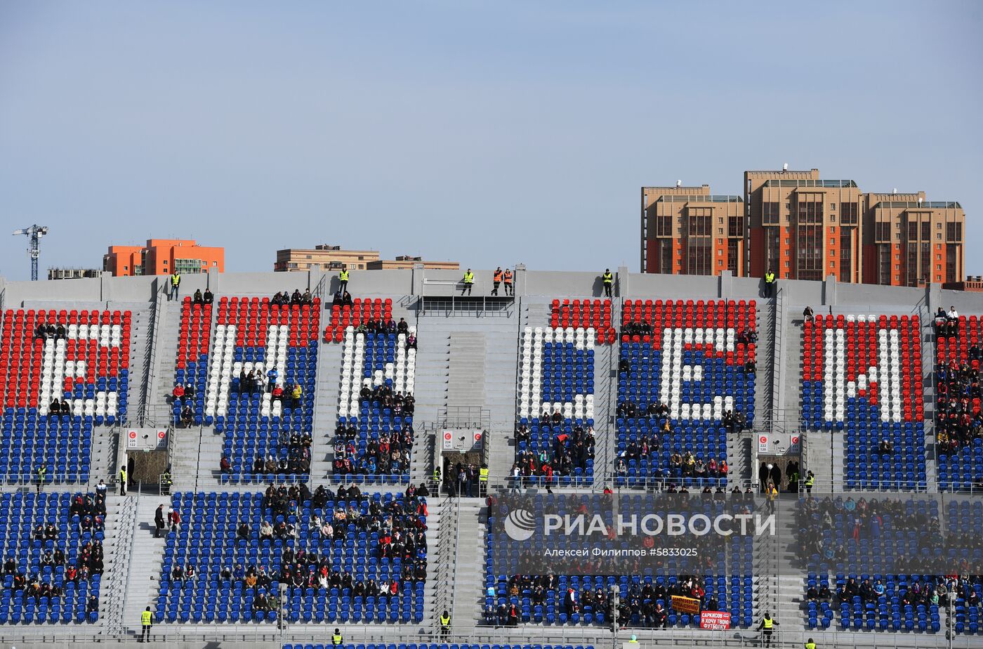 Футбол. РПЛ. Матч "Енисей" - "Рубин"